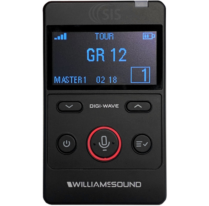 Williams sound dlt 400 transceptor de sistema de escucha inalámbrico digital